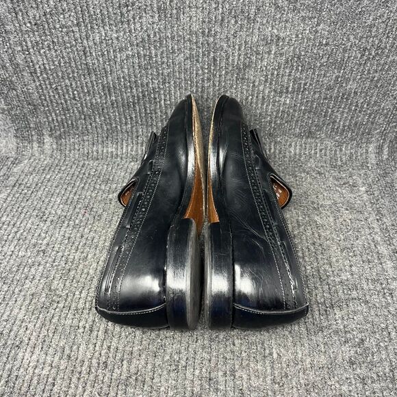Allen Edmonds Manchester Tassel Loafers Dress Shies Oxford Black Leather Sz 10 D main image 5